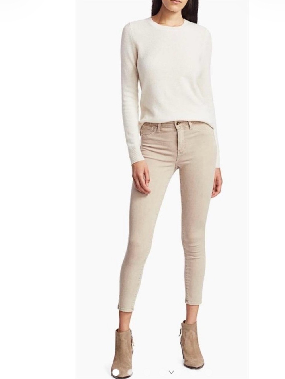 L'AGENCE Margot High Rise Skinny Jeans - Granite - Size 30